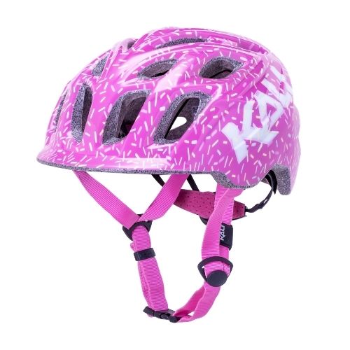 Image CASQUE POUR ENFANT CHAKRA AVEC CONFETTIS ROSE TAILLE XS (04-4736)